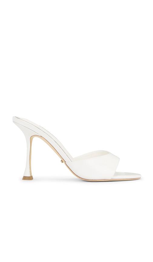 tony bianco lunar mule in white. - size 6 (also in 7, 9)