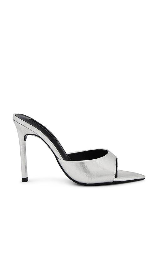 tony bianco malibu mule in metallic silver. - size 5.5 (also in 6, 6.5, 7, 7.5, 8, 8.5, 9, 9.5)