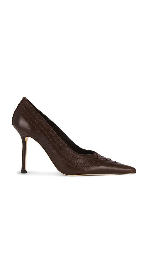 tony bianco nifty pump in chocolate. - size 10 (also in 6, 6.5)
