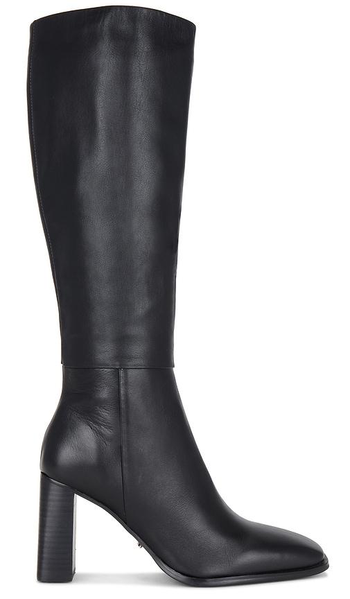 tony bianco rylee heeled boot in black. - size 5.5 (also in 10)