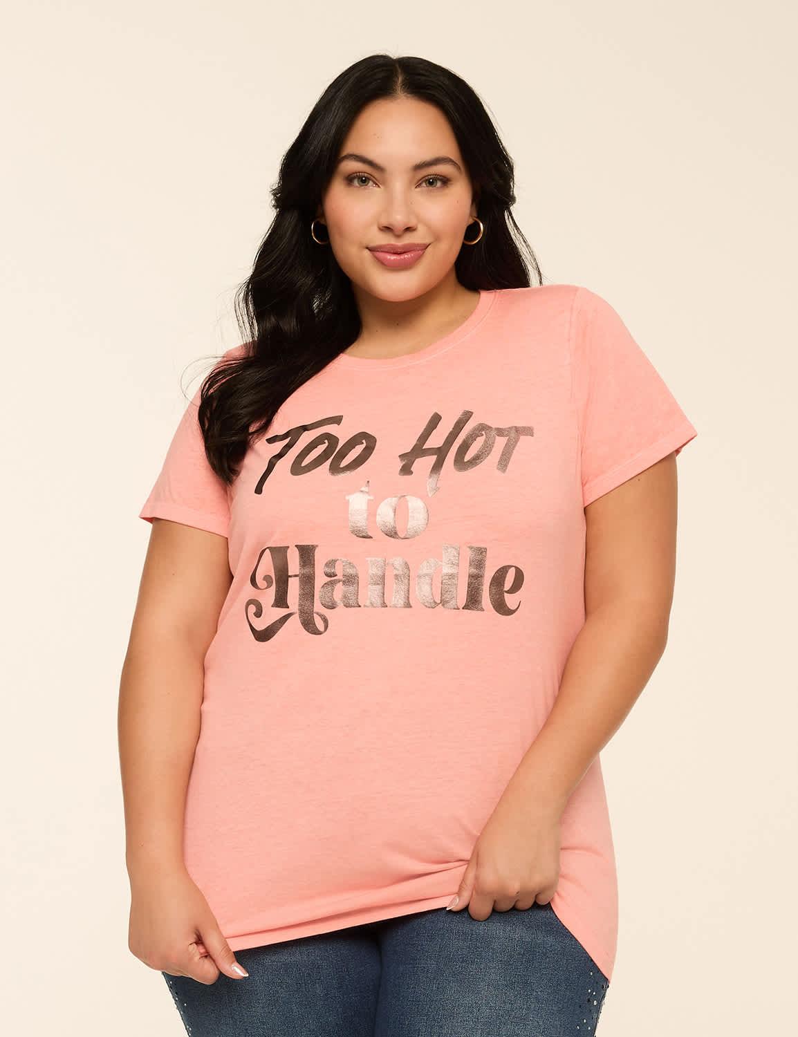 too hot to handle graphic tee