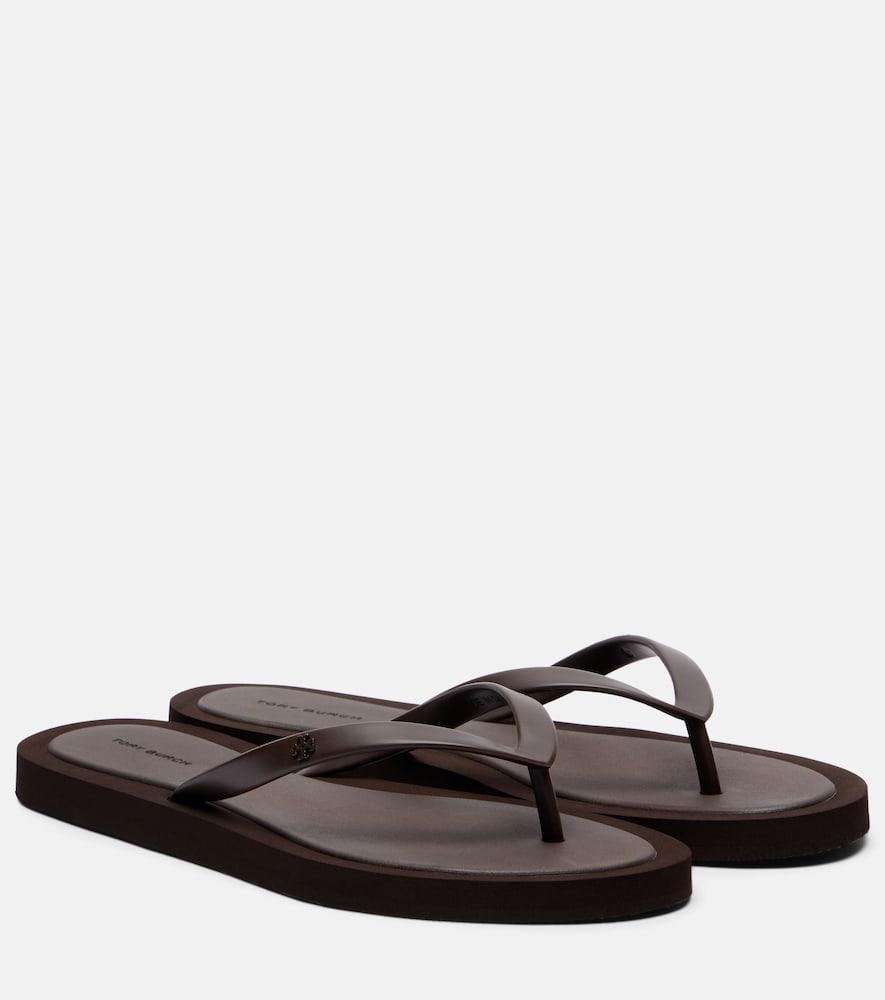 tory burch kira t monogram thong sandals
