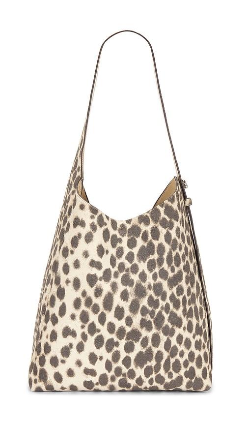 tory burch romy suede hobo bag in beige.