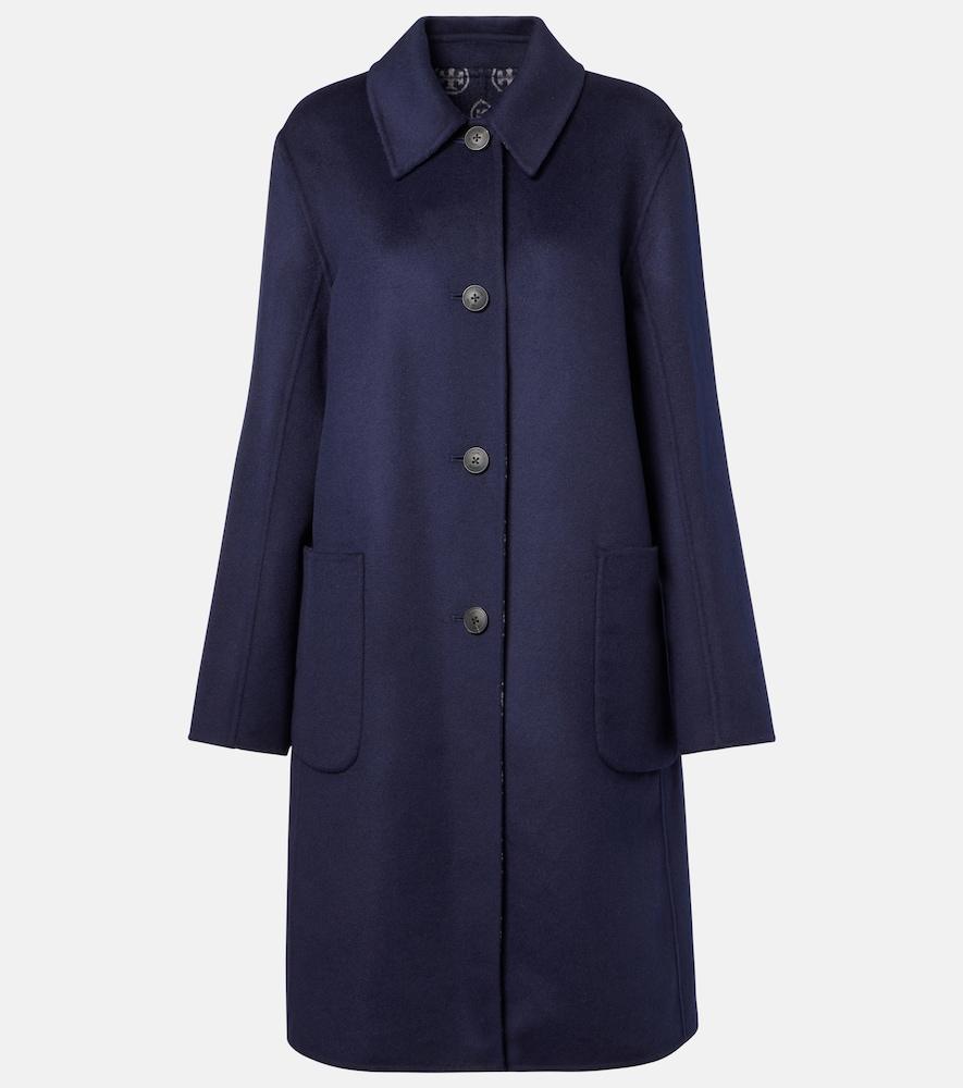 tory burch single-breasted wool coat