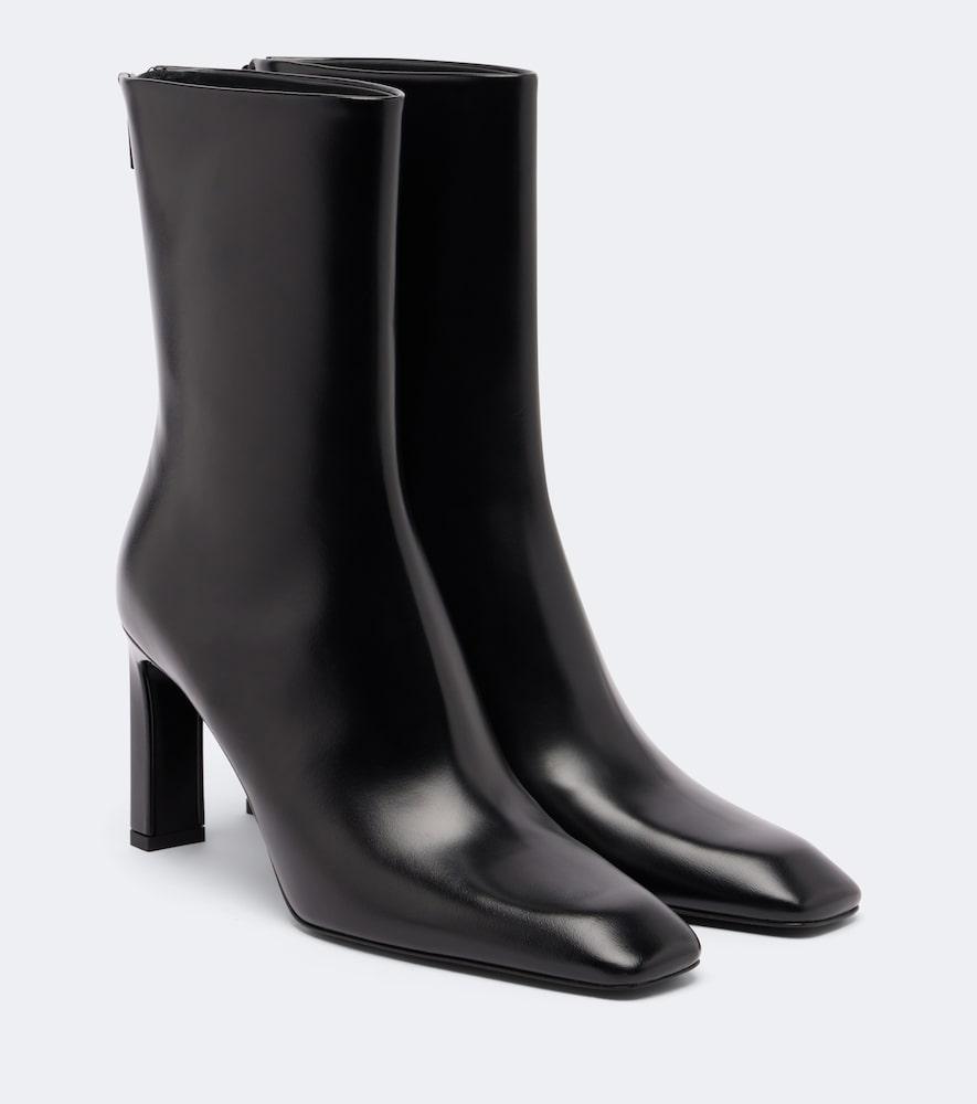 toteme bar leather ankle boots