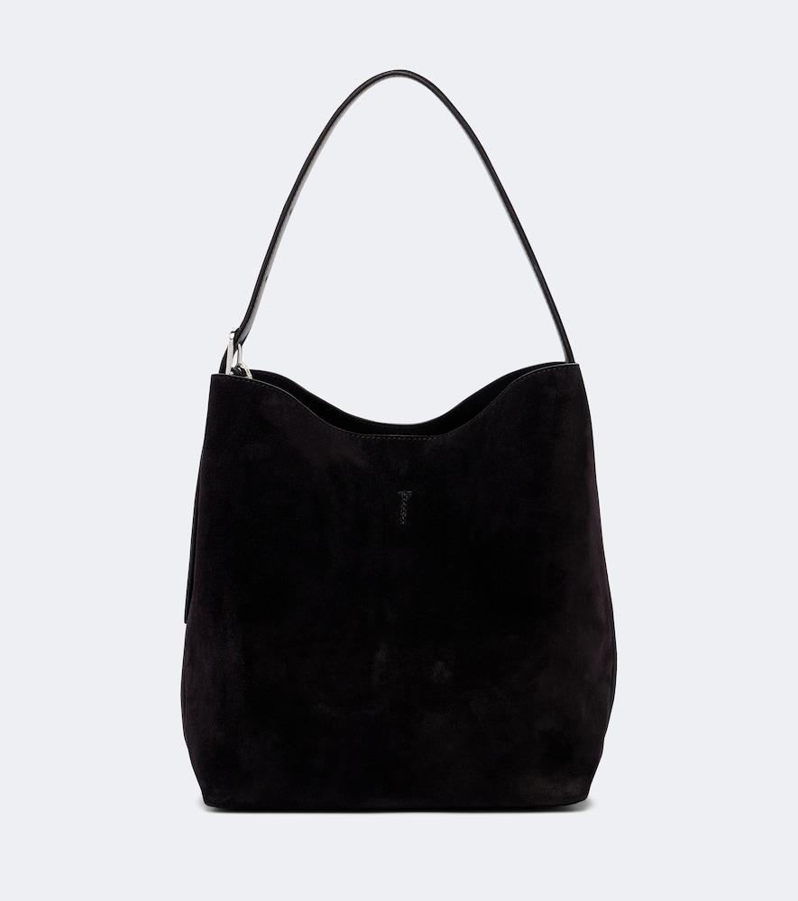toteme belted suede tote bag