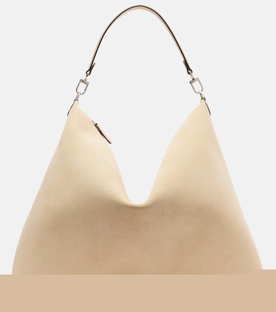 toteme bevel suede tote bag