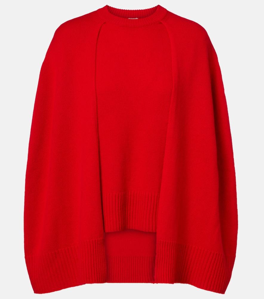 toteme cashmere poncho