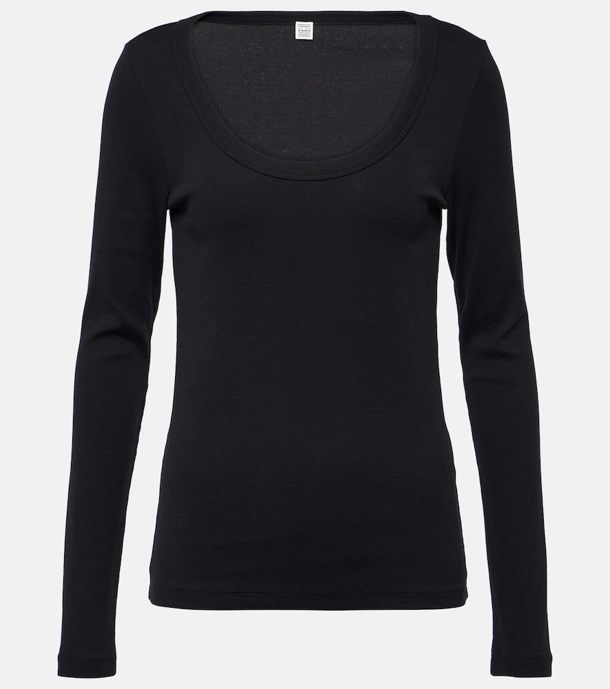 toteme cotton-blend t-shirt