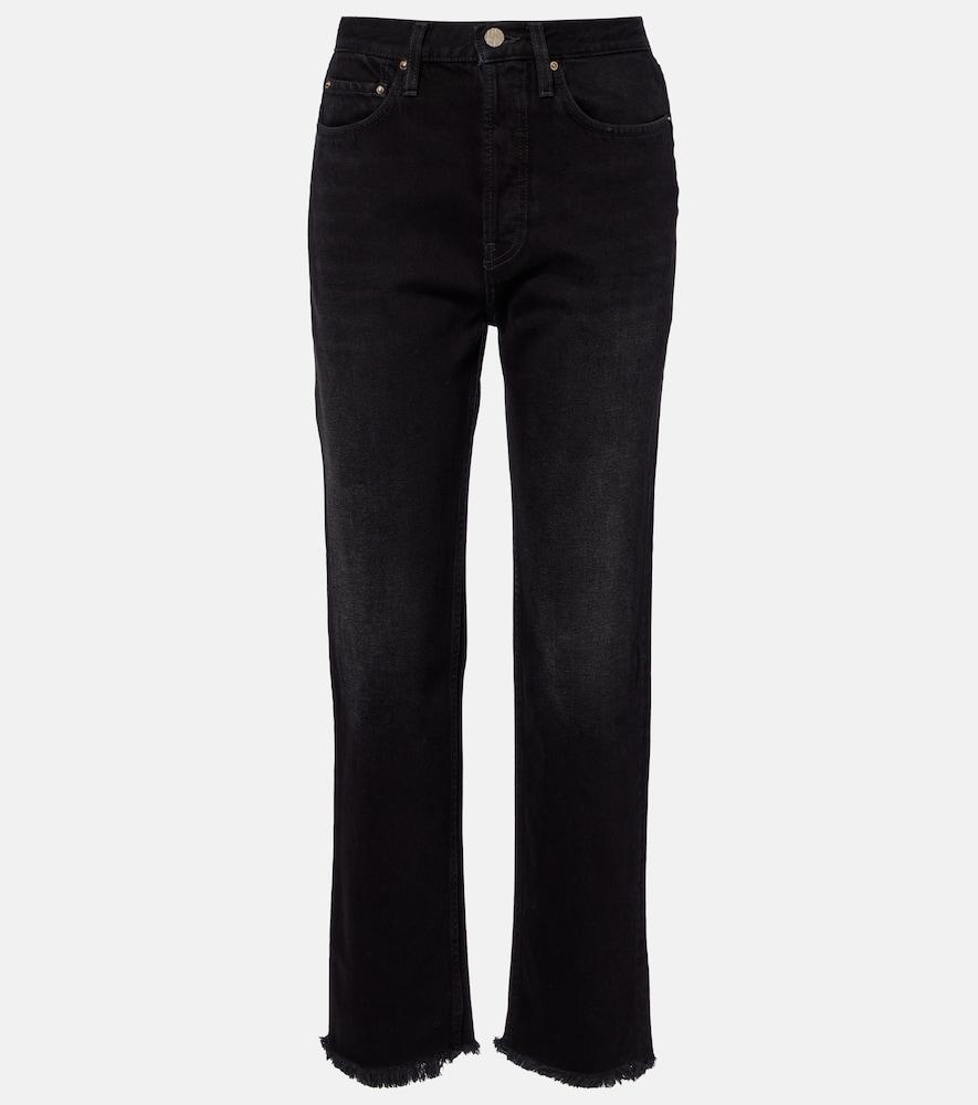 toteme distressed straight jeans