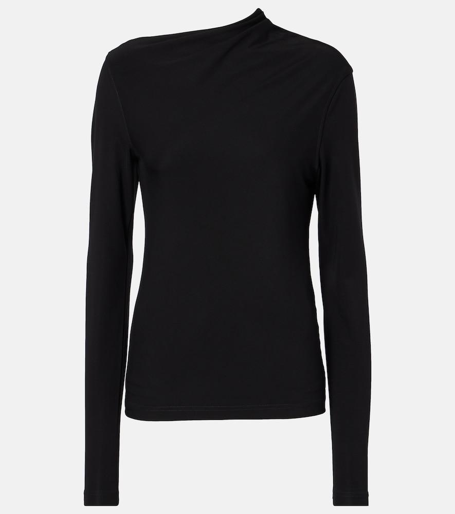 toteme draped jersey top
