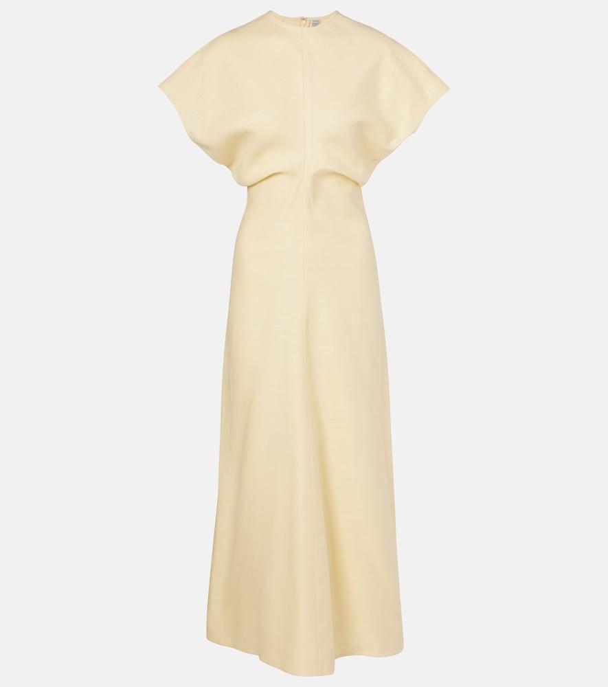 toteme draped maxi dress