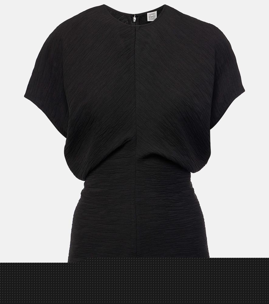 toteme gathered pleated top