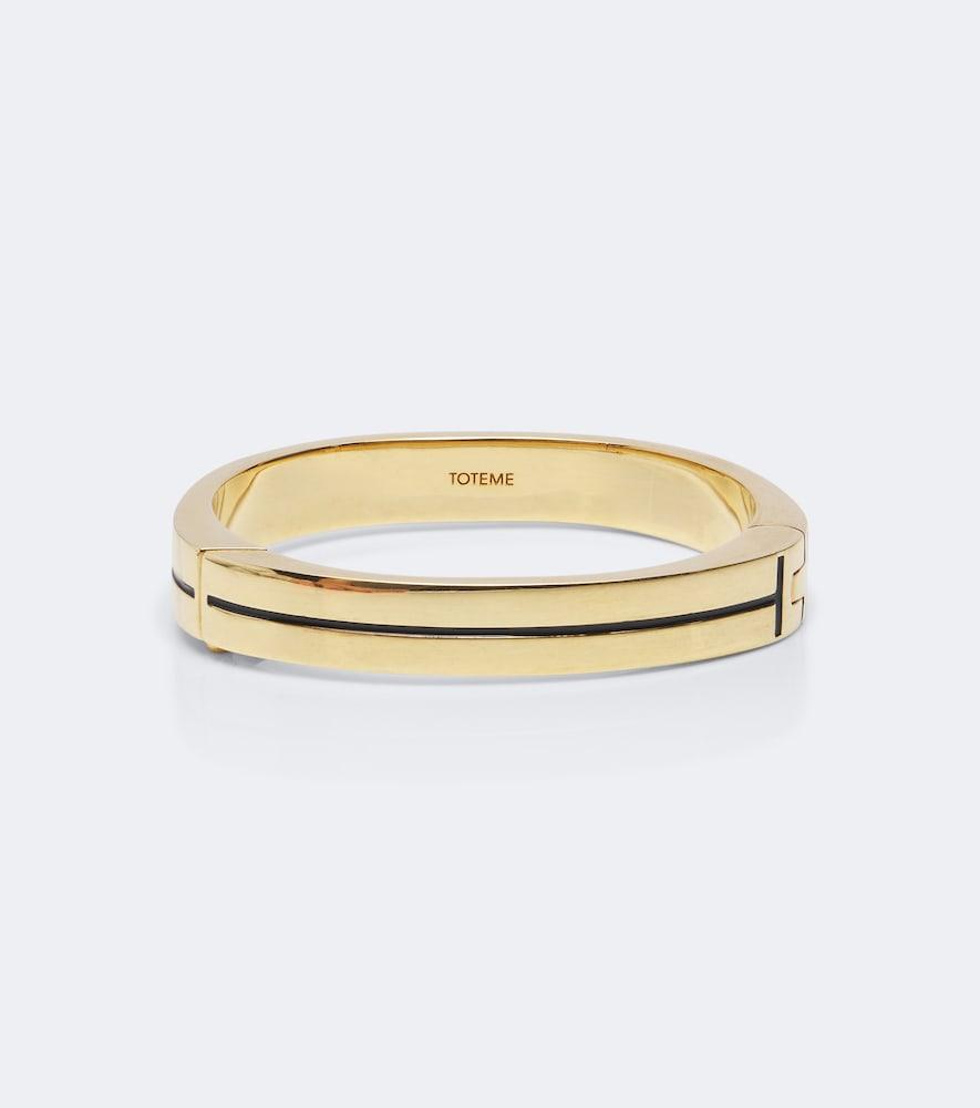 toteme gold-plated bangle