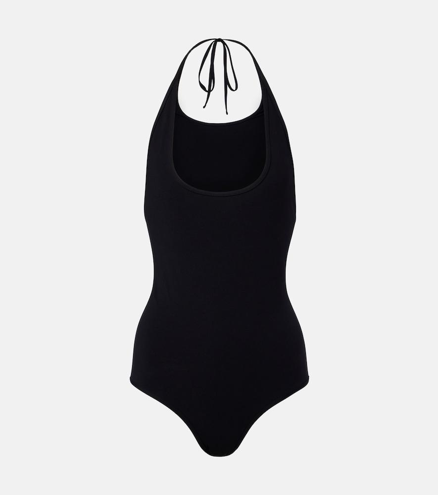 toteme halterneck swimsuit