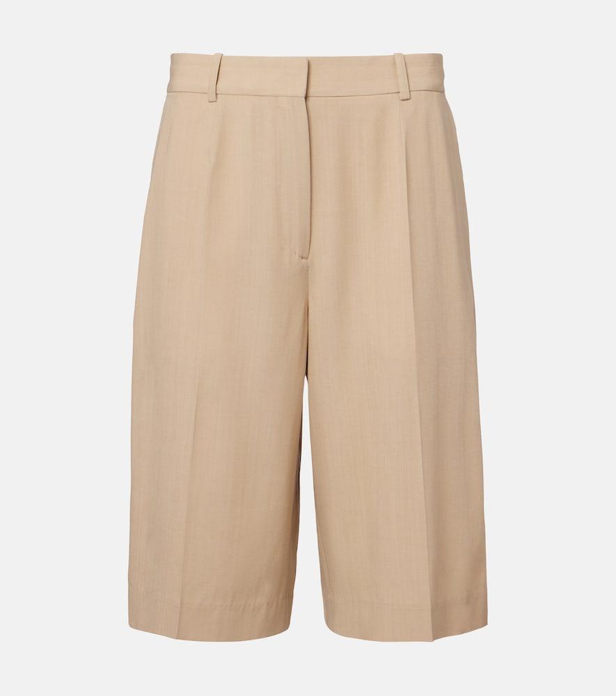 toteme high-rise bermuda shorts