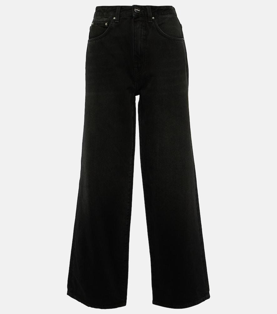 toteme high-rise wide-leg jeans