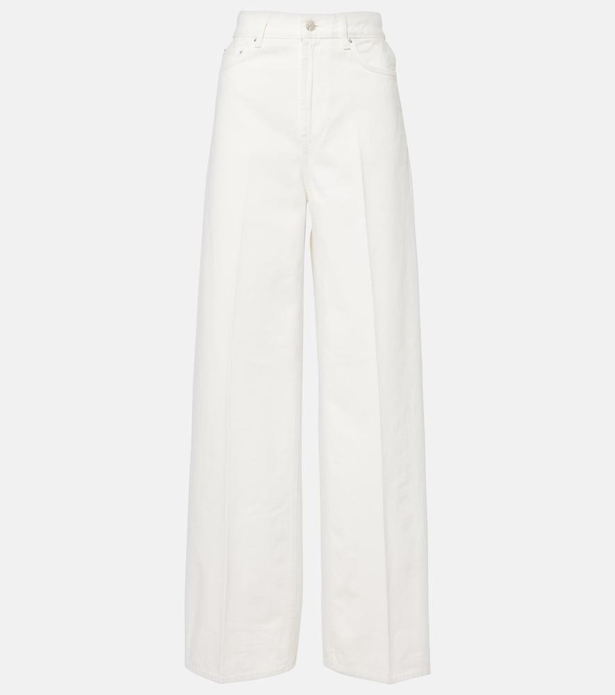 toteme high-rise wide-leg jeans
