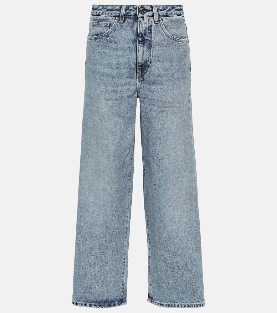 toteme high-rise wide-leg jeans