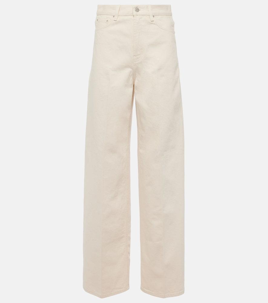 toteme high-rise wide-leg jeans