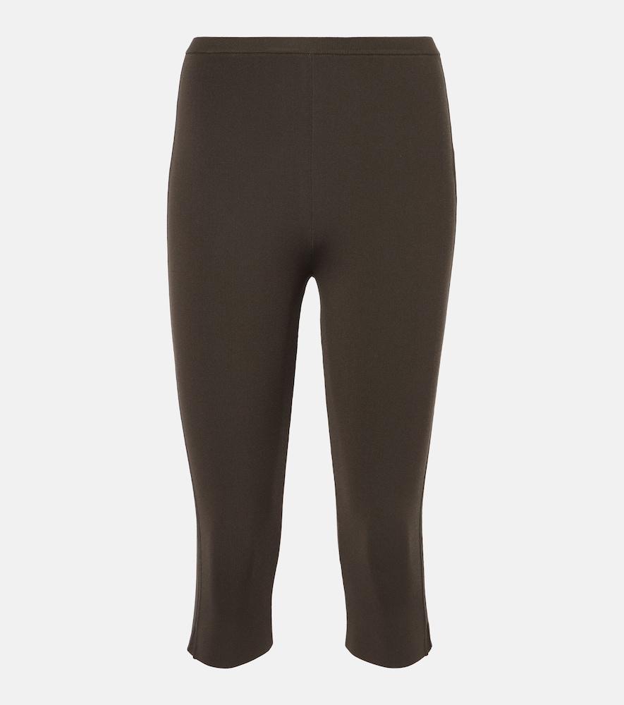 toteme jersey capri pants