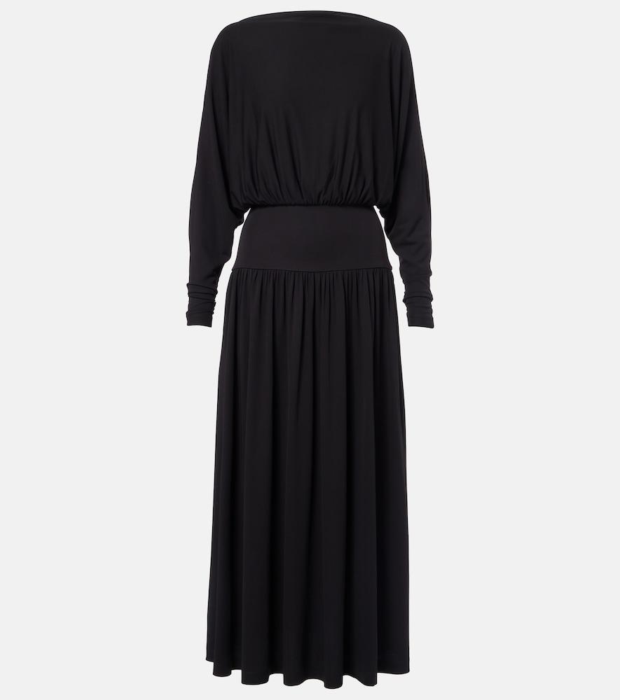 toteme jersey midi dress