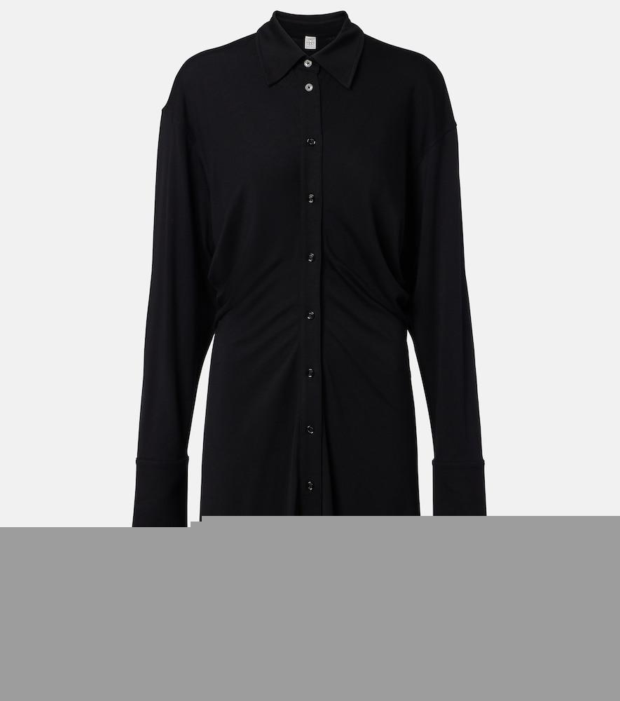 toteme jersey shirt dress
