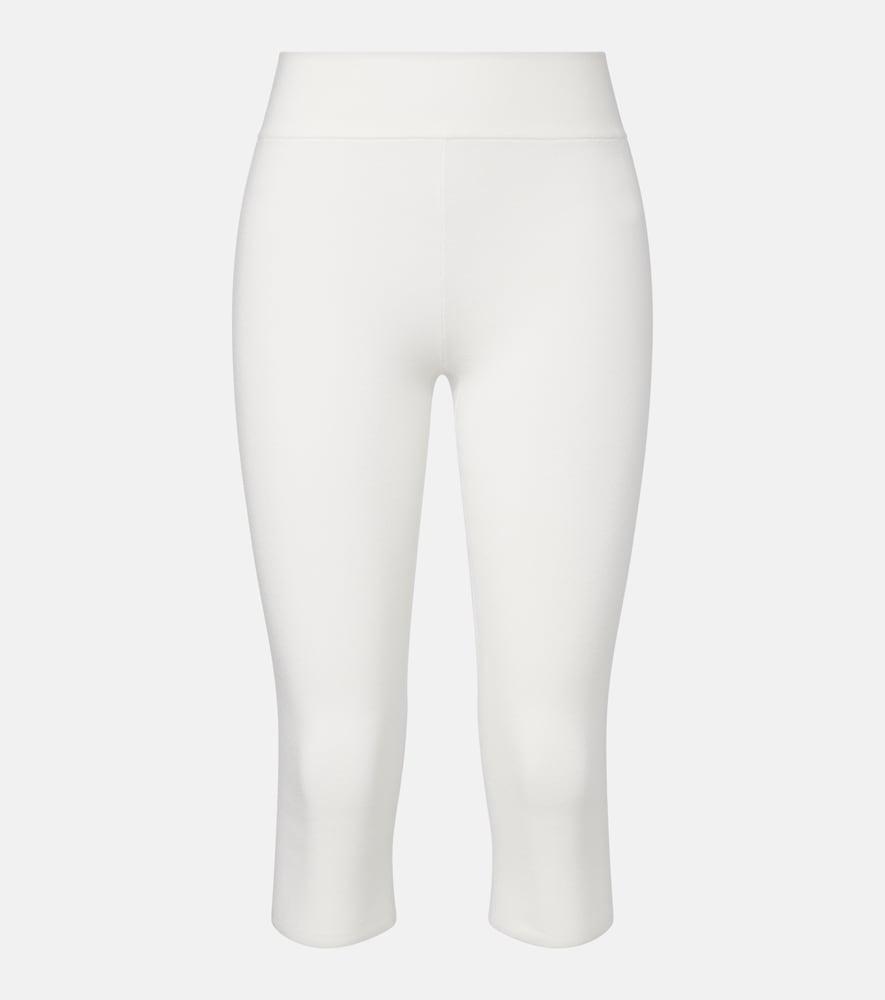 toteme knitted capri leggings