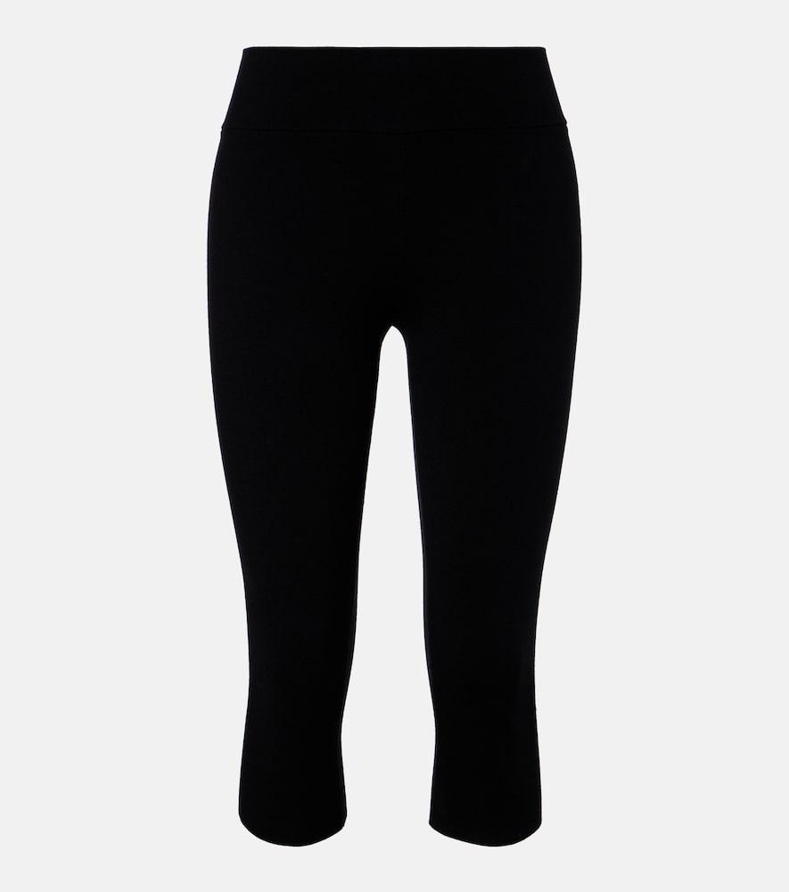 toteme knitted capri leggings