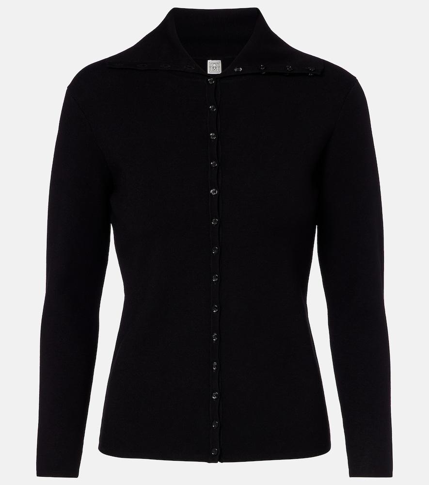 toteme knitted cardigan