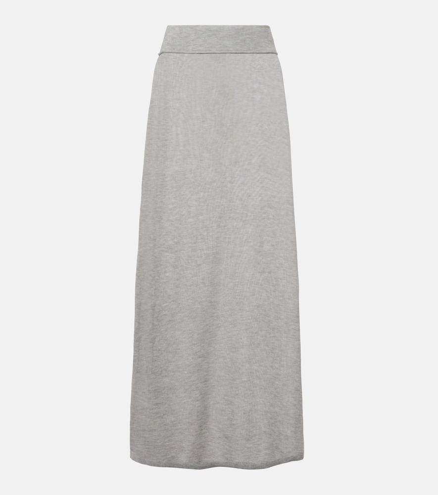 toteme knitted maxi skirt
