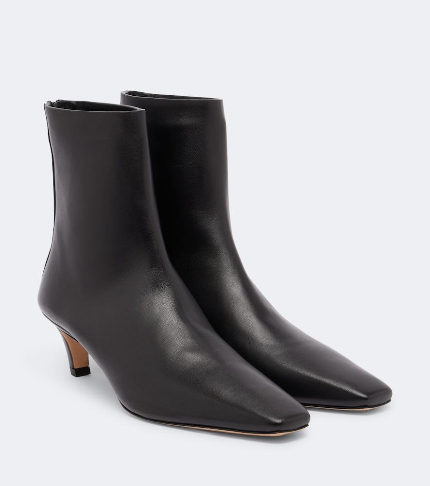 toteme leather ankle boots