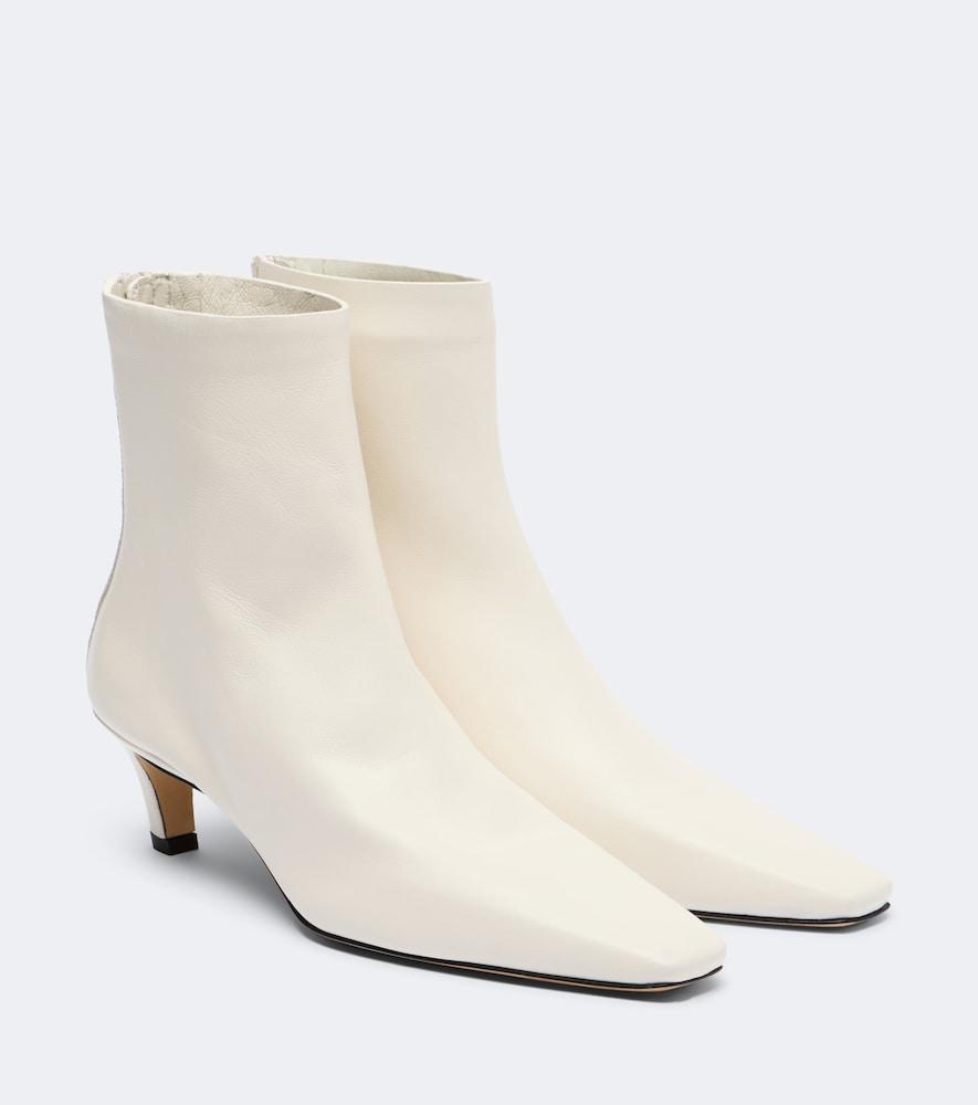 toteme leather ankle boots