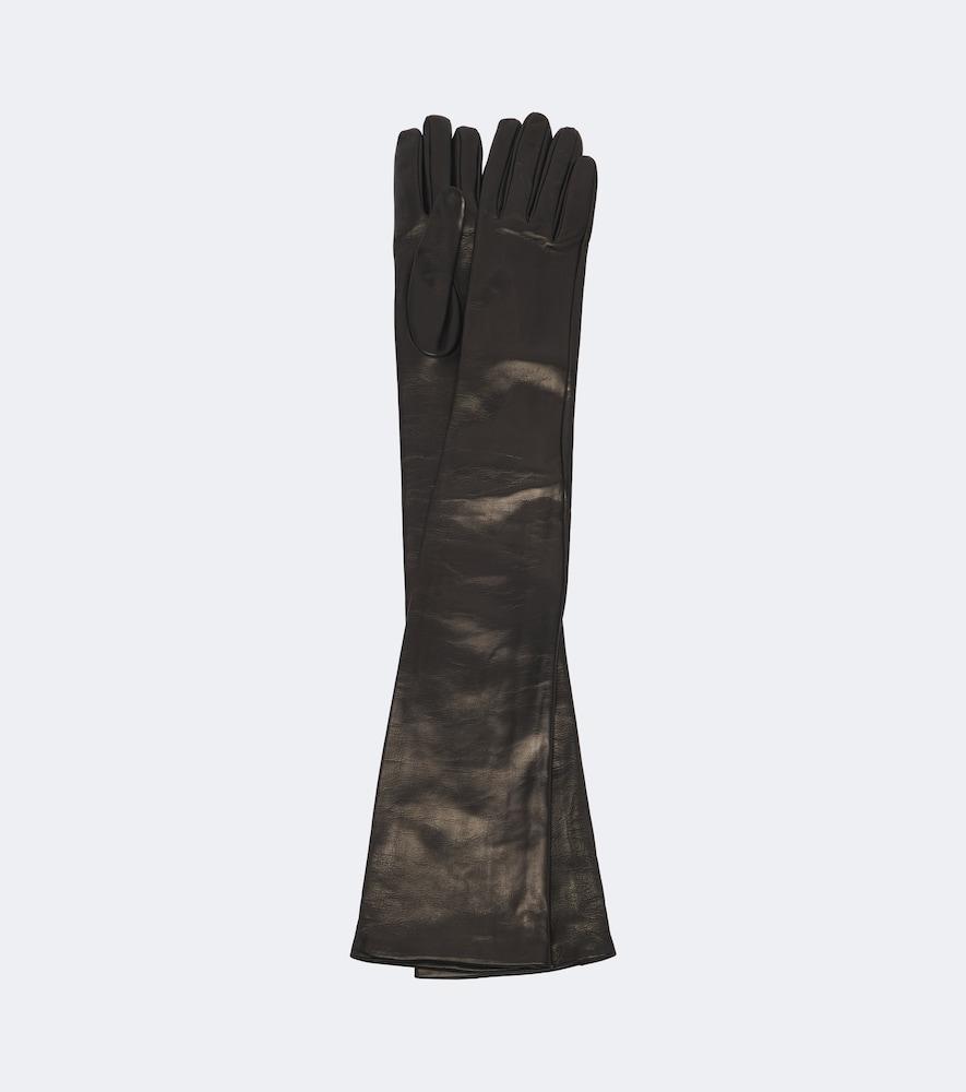 toteme leather gloves