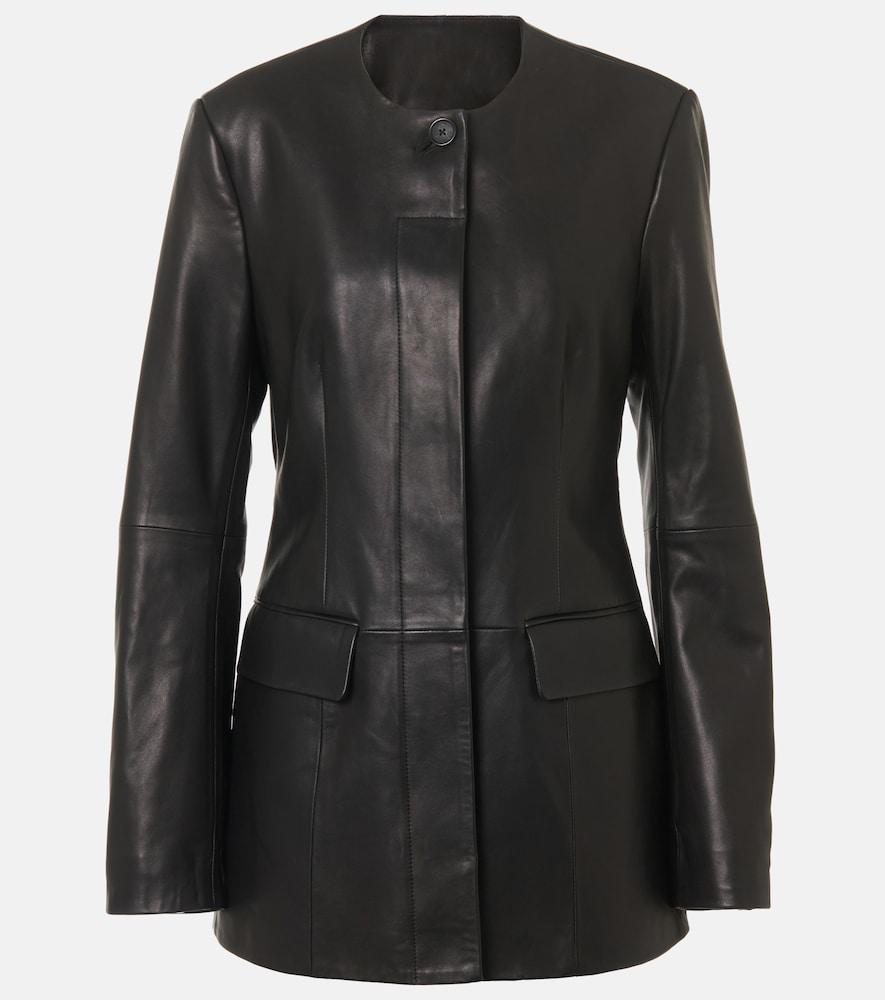 toteme leather jacket
