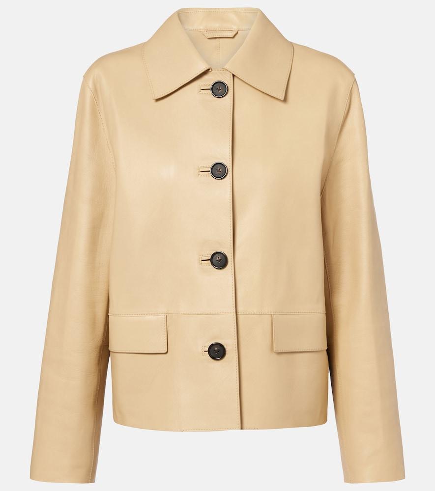 toteme leather jacket
