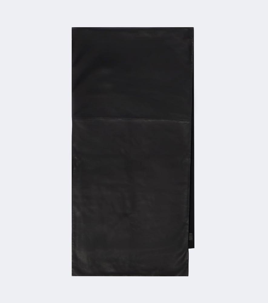 toteme leather scarf