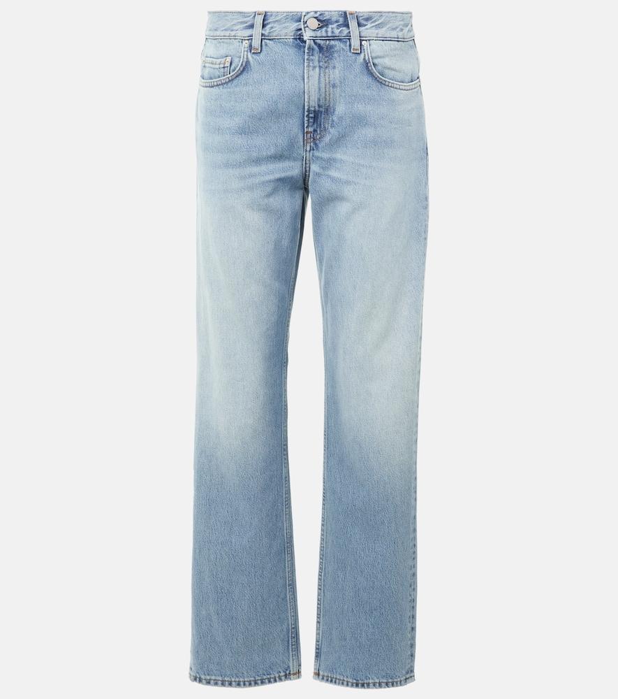 toteme low-rise straight jeans