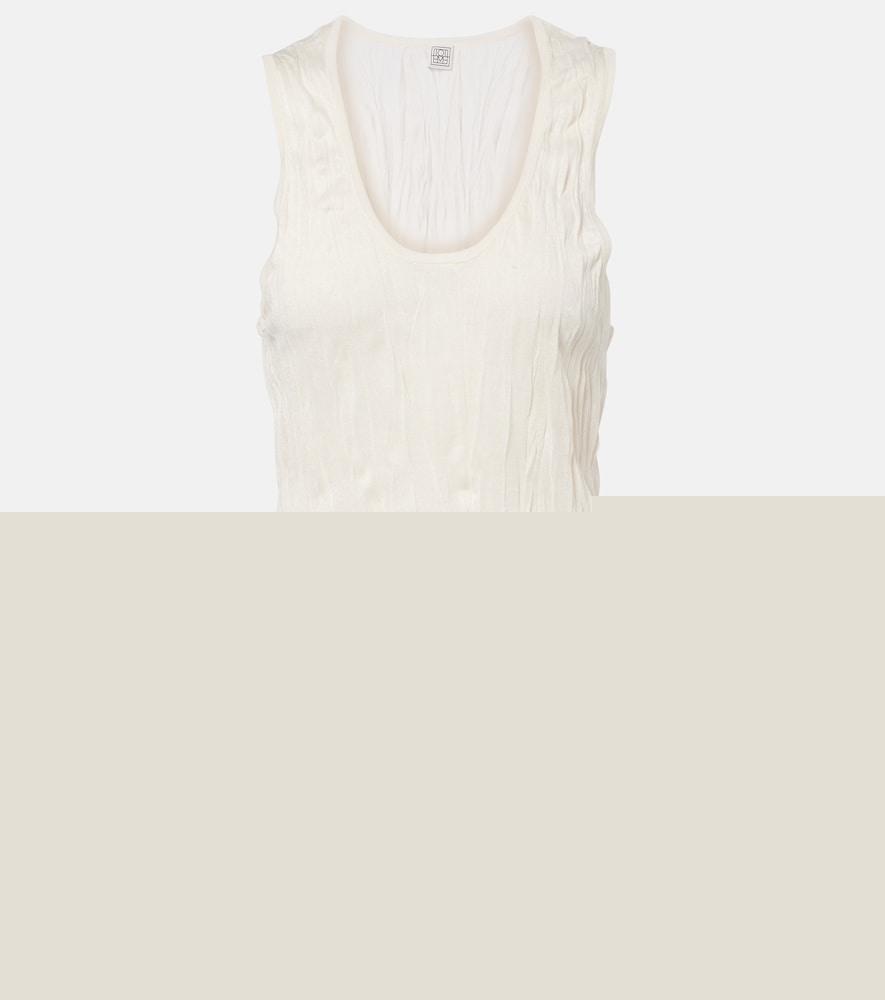 toteme pleated tank top