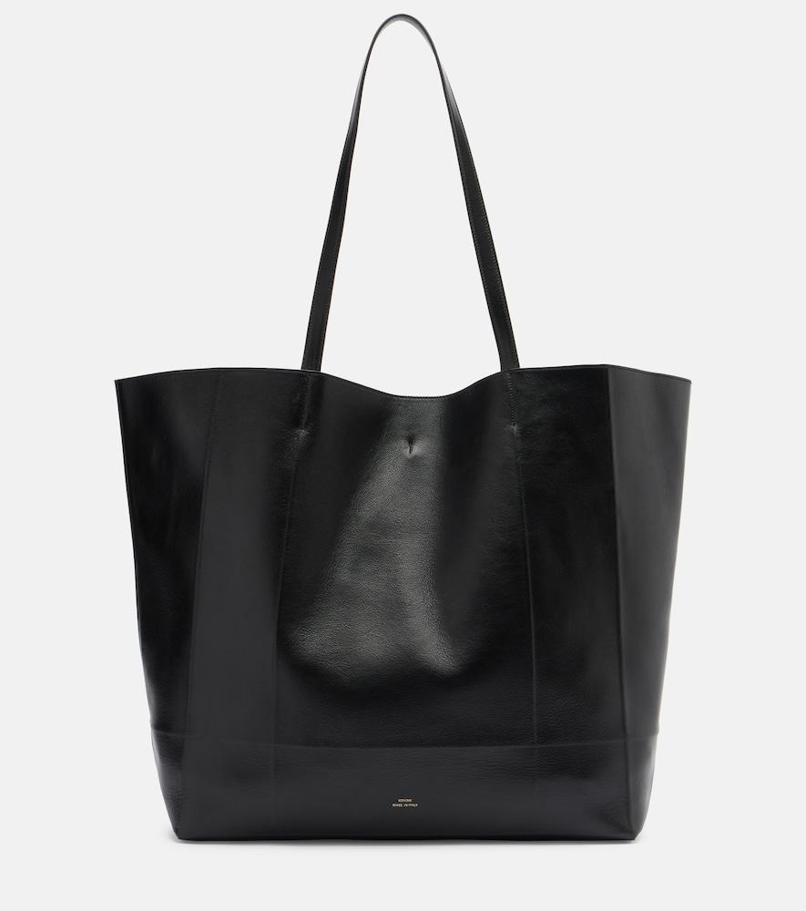 toteme roam large leather tote bag