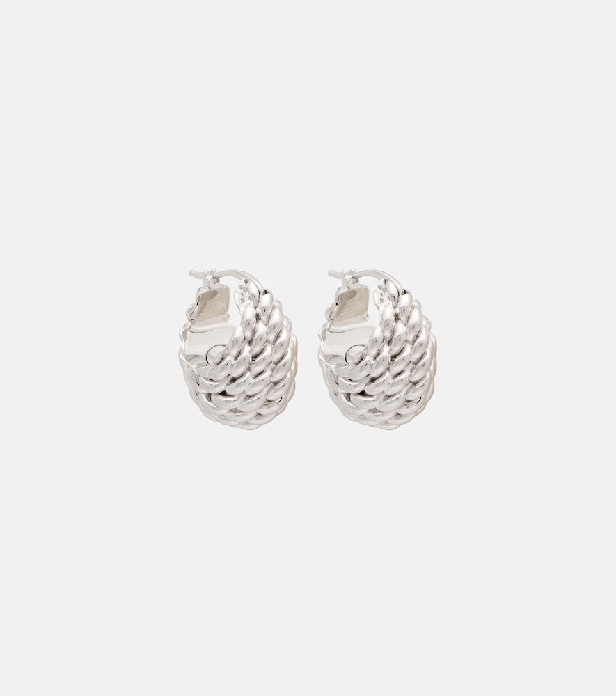 toteme rope hoop earrings