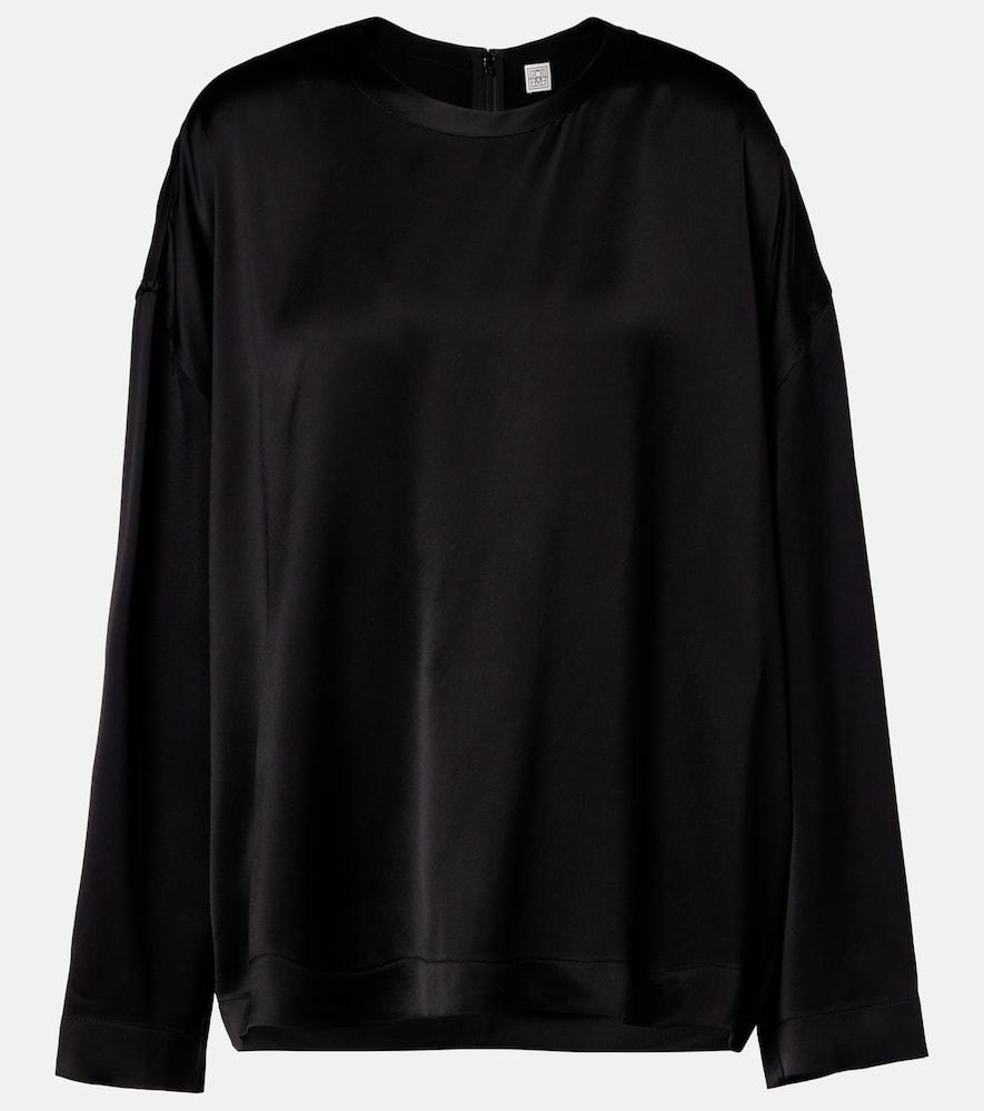 toteme satin top