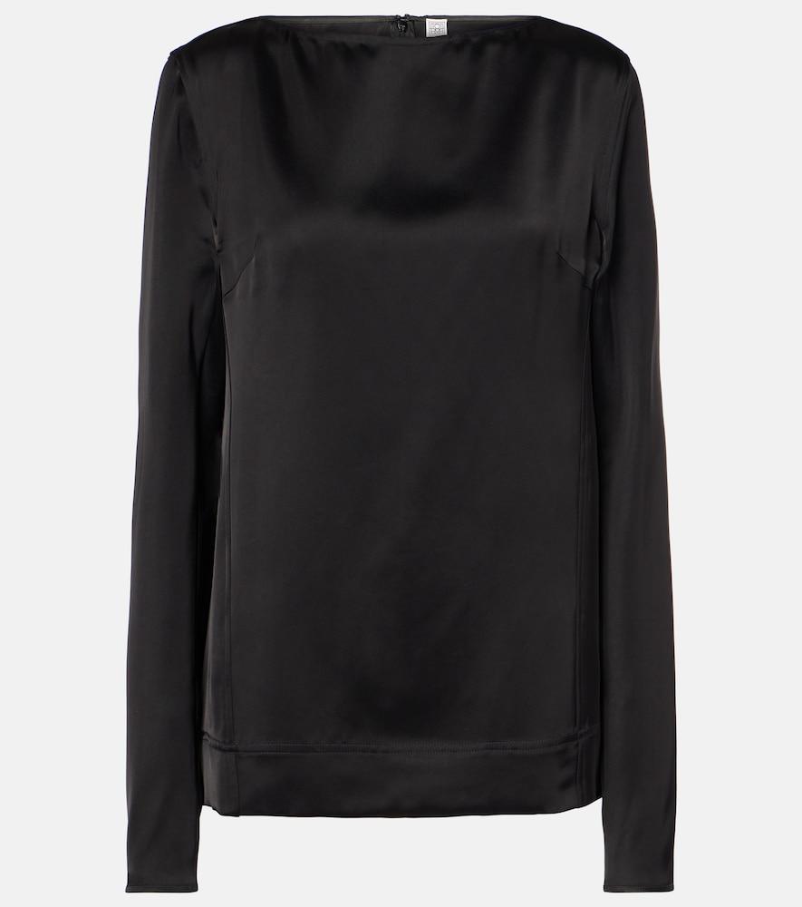 toteme satin top