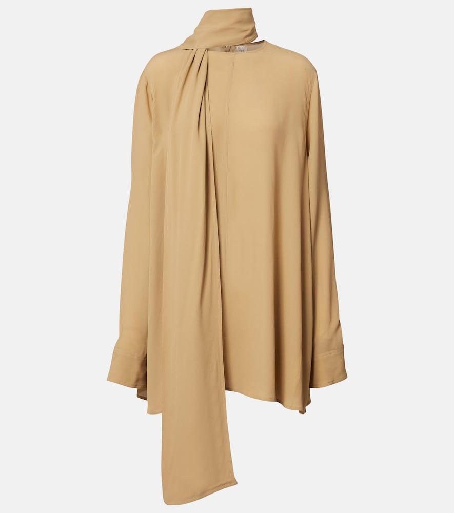 toteme scarf-detail blouse
