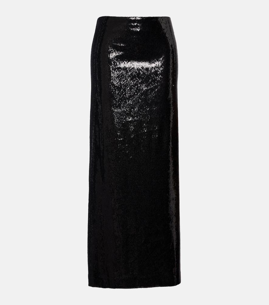 toteme sequined maxi skirt
