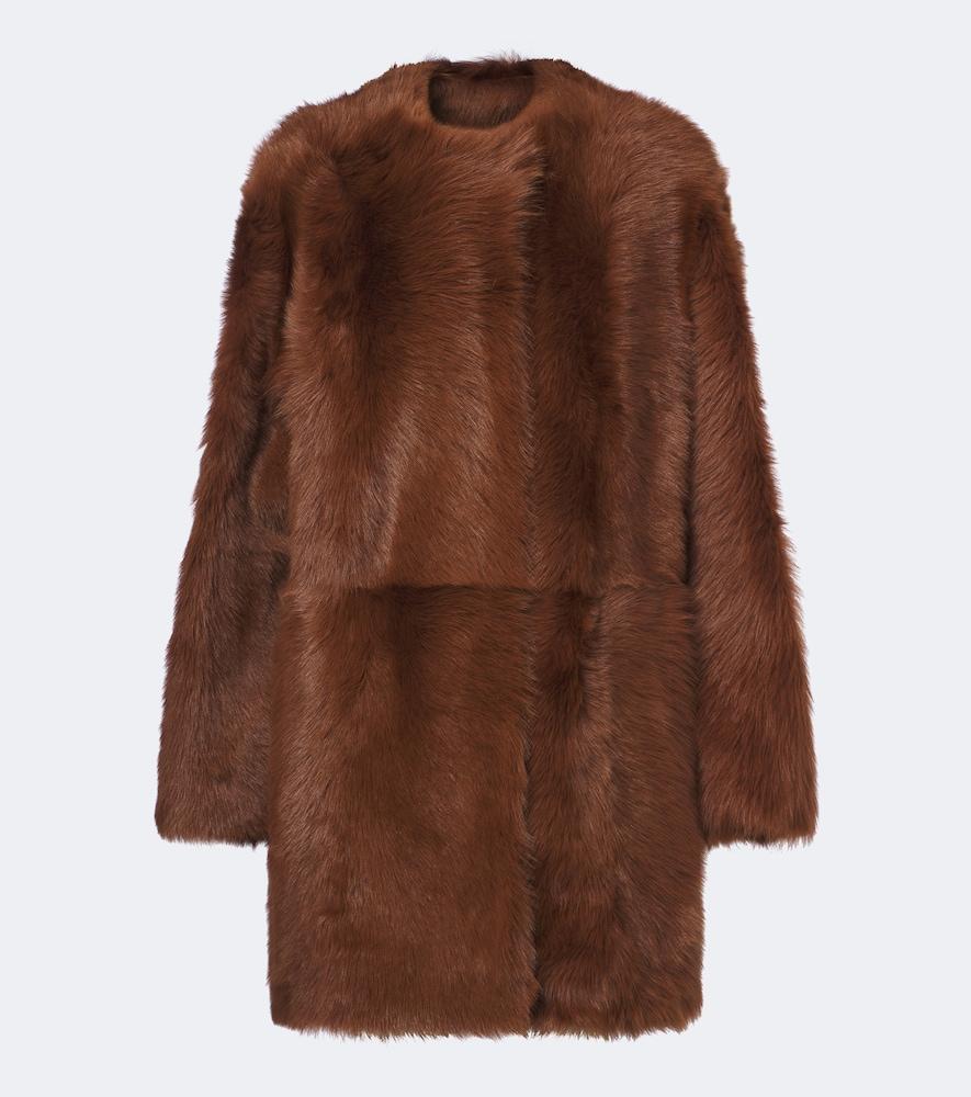 toteme shearling coat
