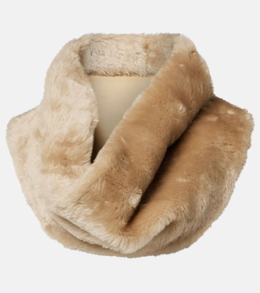 toteme shearling scarf