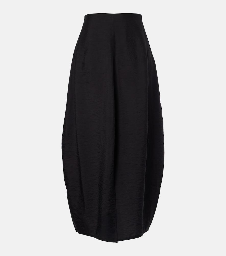 toteme silk-blend maxi skirt