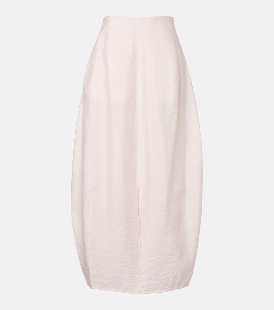 toteme silk-blend maxi skirt