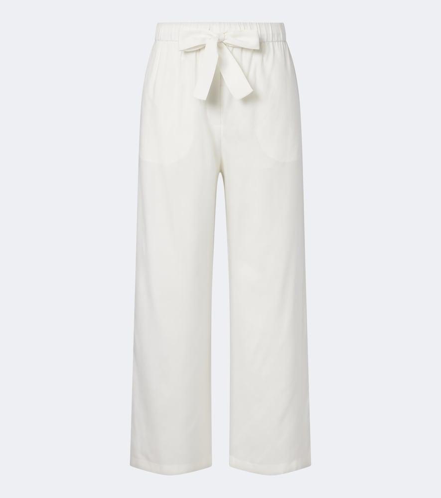 toteme silk wide-leg pants